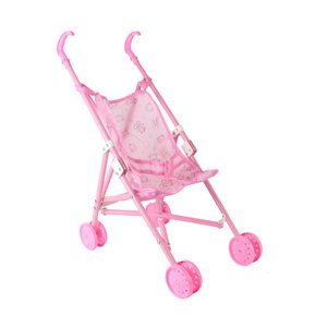 Magideal - Cochecito De Bebé Para Muñecas, Juguete De Simulación, Accesorios Plegables, Juguete Interactivo Portátil, Cochecito De Muñecas Para Niñas De 3 Años