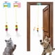 thumbnail image 2 of Juguetes Antiestrés para Mascotas para Gatos, Juguete Interactivo Recargable Colgante para Gatos con Puerta, Juguete Automático Eléctrico de Ave Voladora para Caza y Ejercicio Que Elimina el, 2 of 9