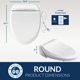 thumbnail image 3 of Asiento de Inodoro Bio Bidet USPA PRO con Agua Caliente y Control Remoto, 3 of 9