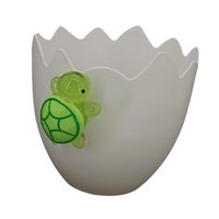 Ioensy - Maceta Blanca De Cáscara De Huevo, Macetero De Flores De Pascua Para Festival, Escritorio Al Aire Libre