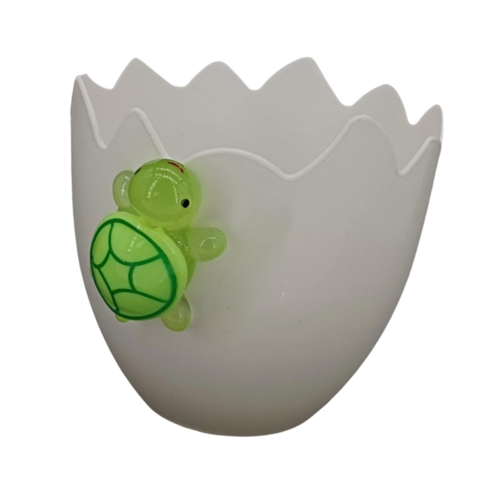 Ioensy - Maceta Blanca De Cáscara De Huevo, Macetero De Flores De Pascua Para Festival, Escritorio Al Aire Libre