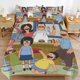 thumbnail image 1 of Bob's Burgers Duvet Cover Set 3 Piece Bedding Set Double Sided Printing Decorative Comforter Cover Set, 1 of 5