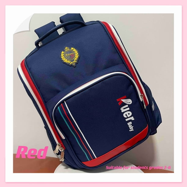 Schoolbags For Primary School Students Boys And Girls Grades 2-6 New Large-capacity Half-open Ultra-light Ridge Protection Backpack For School Opens