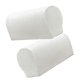 thumbnail image 1 of Protectores De Fundas Para Reposabrazos De Sofá, Muebles A Cuadros De Franela, Color Blanco, 1 Par, 1 of 4
