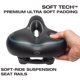 thumbnail image 2 of Asiento de bicicleta BELL Comfort 820 Soft Tech Black, 2 of 5