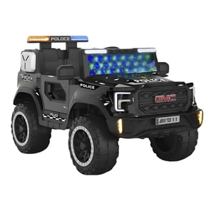 Mundo Online - Auto Eléctrico Policia Niños Luces Led Y Sonido Realista