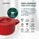 thumbnail image 4 of Juego de utensilios de cocina Ceraflame de cerámica pura, saludable y no tóxica, rojo, 4 of 7