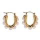 thumbnail image 1 of 1 Par De Aretes Exquisitos Aretes Vintage Simples Para Regalo De Compromiso De Graduación, 1 of 5