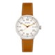 thumbnail image 1 of Reloj Simplify The 7100 - Correa de piel con fecha para hombre, color marrón y plateado, 1 of 10