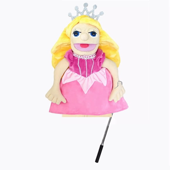Títere de mano familiar LOMTRATS con boca móvil, 36 cm