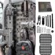thumbnail image 1 of Panel Trasero de Asiento HEMSK DAYS Aluminio Sin Taladro 1 Asiento, 1 of 9