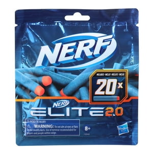 Lanzadores Dardos Nerf Pack 20 Elite 2.0