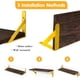 thumbnail image 3 of Repisas Flotantes De Madera Modernas X4 PCS NANO487, 3 of 3