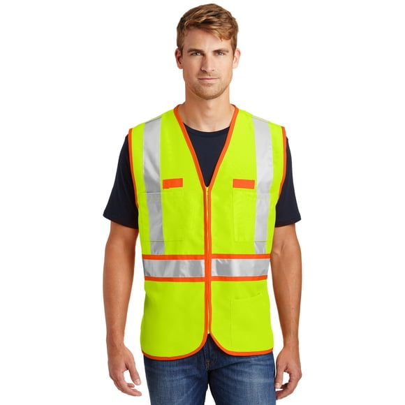 Chaleco de seguridad reflectante CornerStone ANSI 107 Clase 2