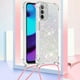 thumbnail image 3 of Funda FOXDOCK para Motorola Moto G 5G 2022 con Cuerda Ajustable, Brillo Líquido, Protección Antigolpes y Lente – Ideal para Regalo, 3 of 6