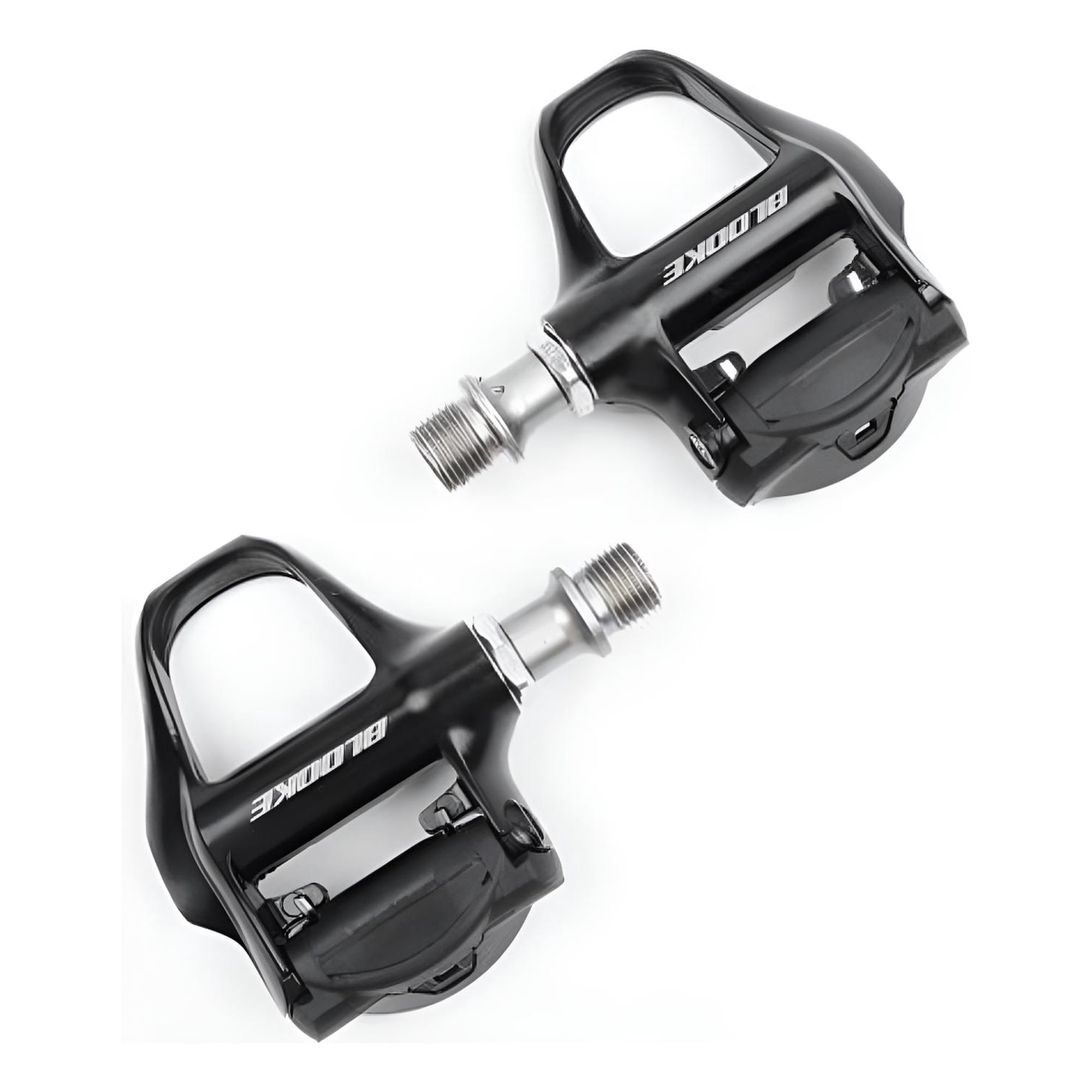 Blooke - Pedales De Ruta + Calas, Compatible Shimano Spd, Bicicleta Negro