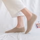 thumbnail image 5 of 10 pares de calcetines tobilleros finos de corte bajo para mujer, calcetines casuales de color liso., 5 of 5
