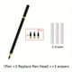 thumbnail image 1 of Eternal Vintage Brass Wooden Pencil Set: 0.5mmHB Writing Tip for Students Drawing Art & Sketching - Kawaii Stationery, 1 of 5
