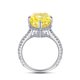 thumbnail image 3 of Anillo de Compromiso para Mujer de 6 Quilates con Corte Cojín Alargado, Plata Esterlina 925 con Circonia Cúbica, Anillos de Promesa de Boda para Ella y Su Esposa, 3 of 6