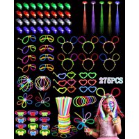 Unistylar - Suministros De Fiesta Que Brillan En La Oscuridad, 275 Unidades, Para Niños Y Adultos