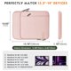 thumbnail image 2 of Funda para portátil MoKo para el nuevo MacBook de 13,3 a 14 pulgadas, color rosa, 2 of 9