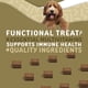 thumbnail image 3 of Multivitamínico y protector del sistema inmunitario para perros Waggedy 120 Chews, 3 of 8