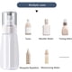 thumbnail image 4 of 5 Pack Niebla fina Spray Botella, 100ml/60ml/30ml Vacío Cosmético Recargable Contenedoes de viaje, Plastic Cacampanao Spray Botella, Sprayer fo Perfume Cuidado de la piel Maquillaje Lotion (5 colo), 4 of 5