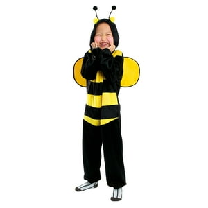 Tododisfraceschile - Disfraz Abeja Con Alas Deluxe Talla 5 A 6 Años