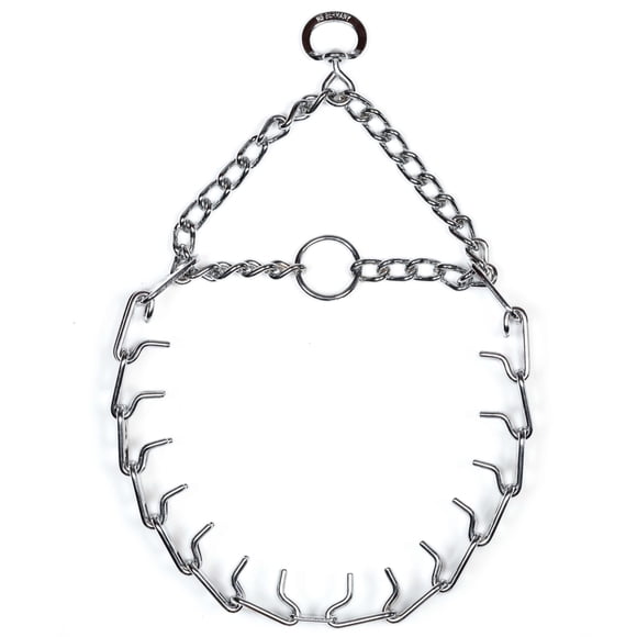 Collar de adiestramiento para perros Herm Sprenger Ultra-Plus de acero cromado