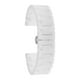thumbnail image 3 of Cerámica banda de reloj de enlace de repuesto elegante correa de acero hebilla de acero blanco 22mm, 3 of 3