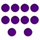 thumbnail image 4 of 10 Almohadillas Para Taco De Billar De 1 1 Cm 0 43 Pulgadas Repuesto Para Taco De Billar Color Violeta, 4 of 5