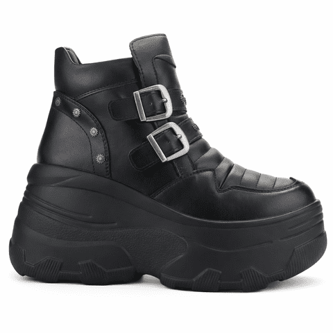 Botin Negro Mujer Casual Chalada Nake