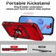 thumbnail image 5 of Funda Resistente Anillo Soporte iPhone 17 Pro Privacidad Cámara Montaje Magnético Rojo, 5 of 6