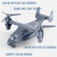 thumbnail image 4 of Helicóptero de transporte militar de metal fundido a presión a escala 1:400, 4 of 8