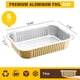 thumbnail image 3 of Charolas Desechables De Aluminio De 2200 Ml Paquete De 5, 3 of 8