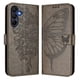 thumbnail image 1 of Funda cartera mariposa para Samsung Galaxy A17 con soporte y ranuras para tarjetas Gris, 1 of 5