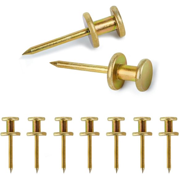 Clavos para cuadros FUZANWJ de doble cabeza, 50 unidades, 20 lb