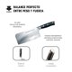 thumbnail image 3 of Cuchillo Hacha Kanka Profesional Acero Alemán Grabado Negro, 3 of 5