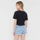 thumbnail image 2 of Polera Mujer Fun Manga Corta Crop Negro Corona, 2 of 5
