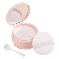 Ioensy - Estuche De Polvo De Maquillaje Diy Portátil Vacío Recargable Conveniente Para El Hogar Al Aire Libre F