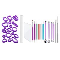 Bothyi - Pendientes De Arcilla Polimérica Diy Corte Cerámica Hornear Fondant Pastel