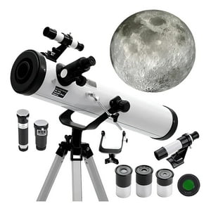 Genérica - Telescopio Astronómico Profesional F70076 Blanco Regalos De Cumpleaños / Vacaciones / Navidad.