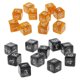 thumbnail image 3 of 20 Piezas De Dados De Seis Lados D6 Para Jugar D d Rpg Party Game Coffee And Black, 3 of 3