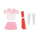 thumbnail image 2 of Figura Femenina A Escala 1/12, Ropa De Muñeca, Marinero Para Figuras De Acción De 6 Pulgadas, Ropa Rosa, 2 of 5