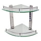 thumbnail image 1 of Estante Organizador Baño Doble Triangular Vidrio Jhn, 1 of 3