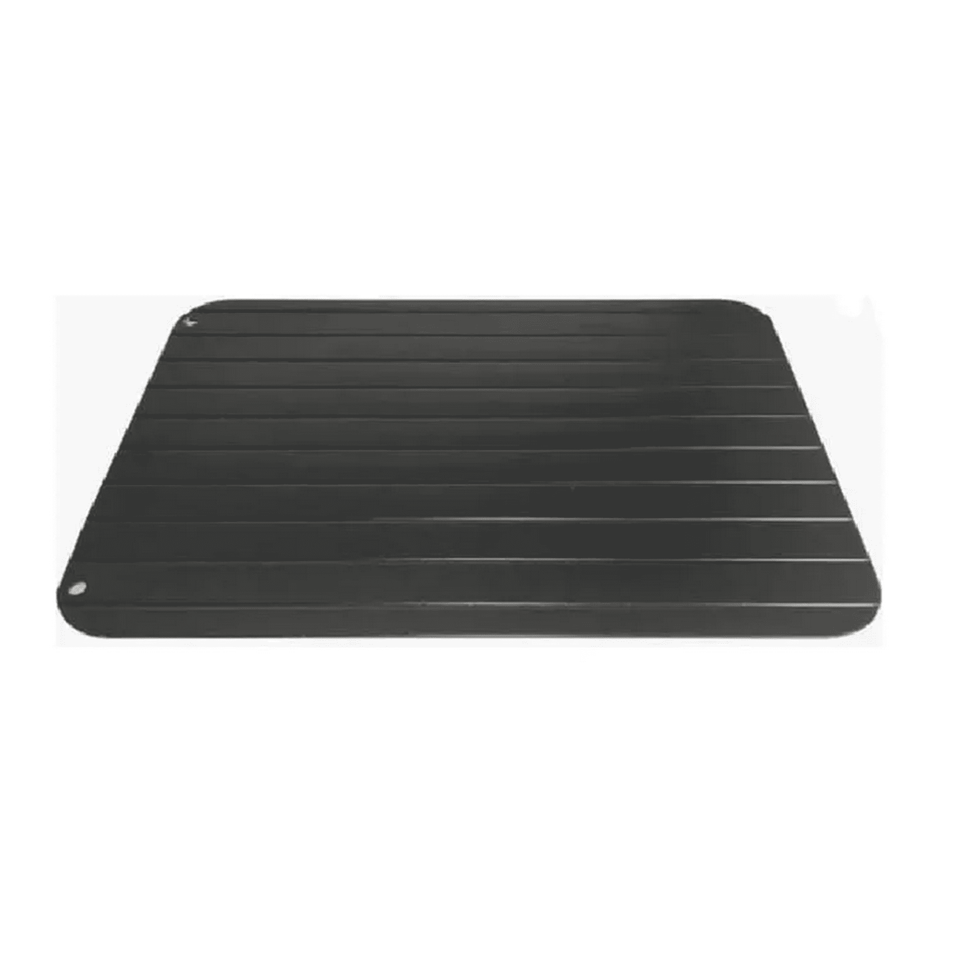 Genérico - Tabla Para Descongelar Rápido Tabla De Aluminio Carnes Lisa Negro