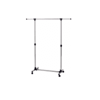 Genérico - Perchero Colgador Metálico Ropa Simple Con Ruedas