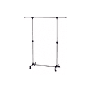 Genérico - Perchero Colgador Metálico Ropa Simple Con Ruedas