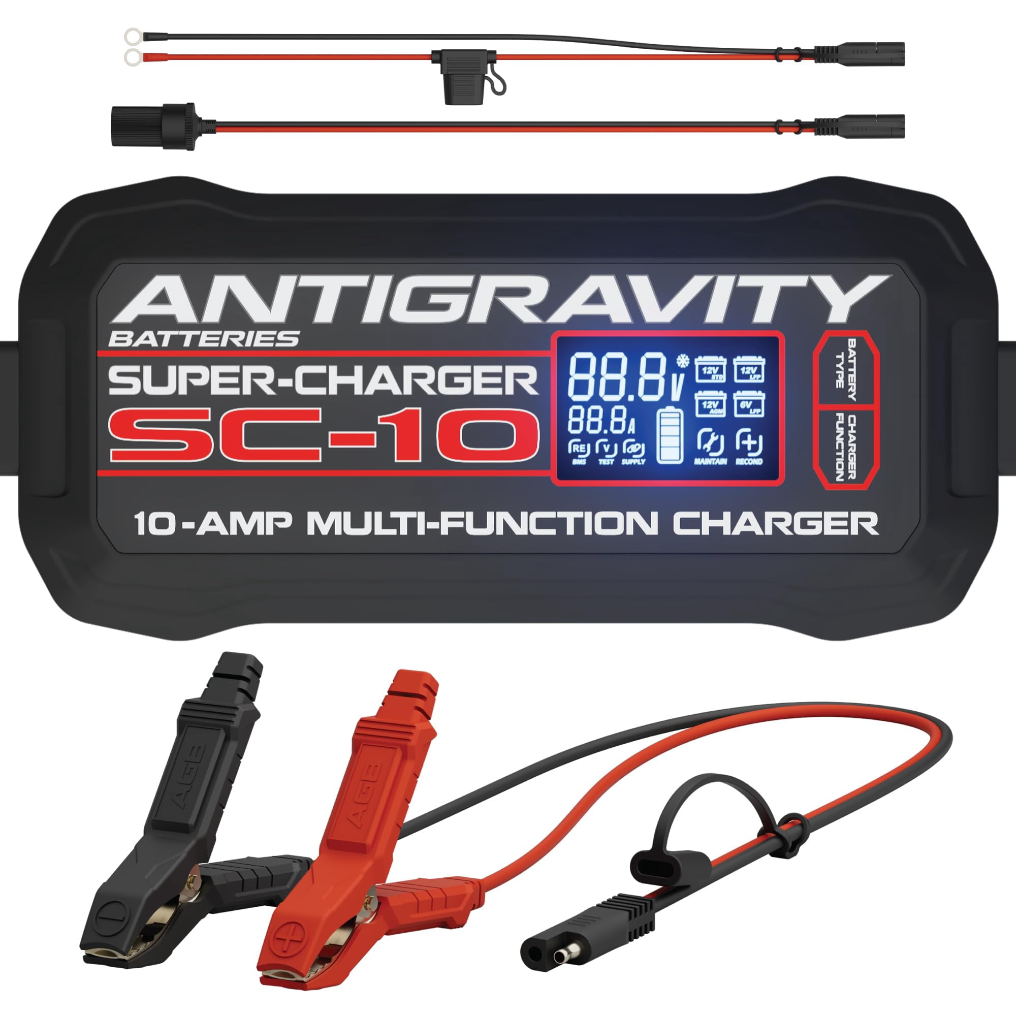 Antigravity Batteries - Cargador De Batería Antigravity Sc-10 Supercharger 10a Smart