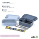 thumbnail image 3 of Recipiente de almacenamiento de alimentos Ello Lunch Stack, paquete de 2 unidades, sin BPA, 3 of 5
